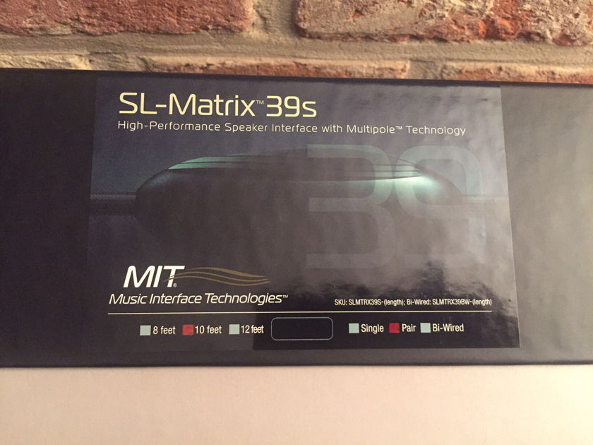 MIT Cables SL Matrix 39s 10 feet - demo model