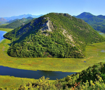 Река Црноевича и Скадарское озеро