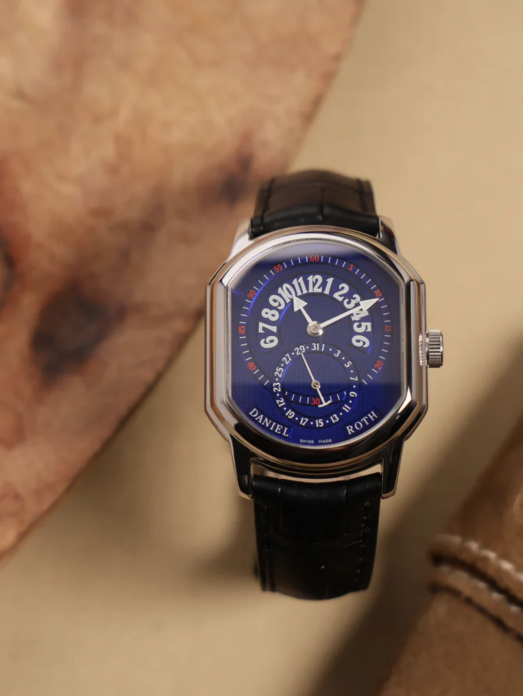 Premier Retrograde Blue dial Box and Papers Blue dial Box & Papers cal. DR.700/10 based on Lemania 27NL, image 6 Premier Retrograde Blue dial Box and Papers Blue dial Box & Papers cal. DR.700/10 based on Lemania 27NL, image 6