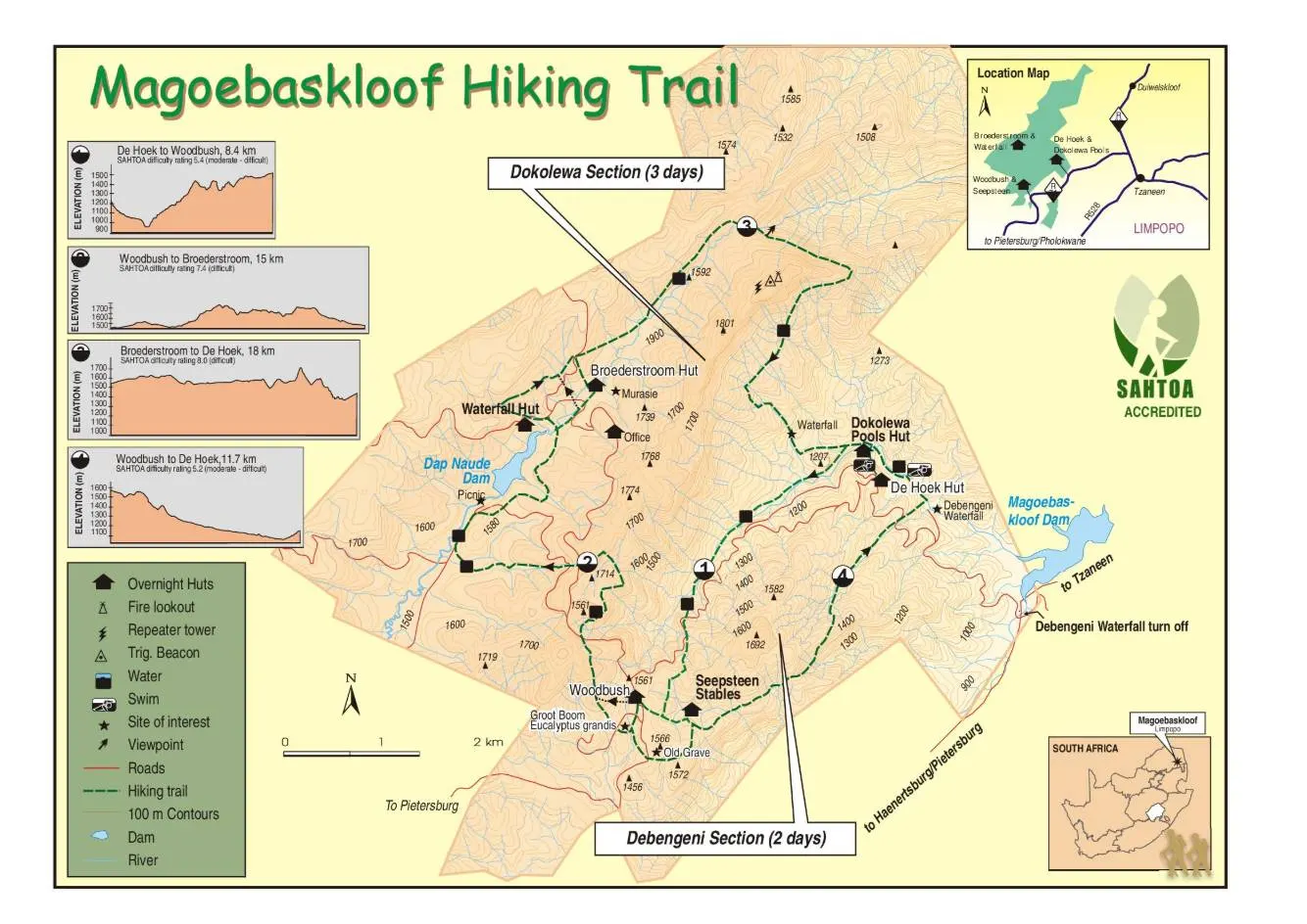 Magoebaskloof, Waterfall Hiking Trail - 4 night (with slackpacking option)