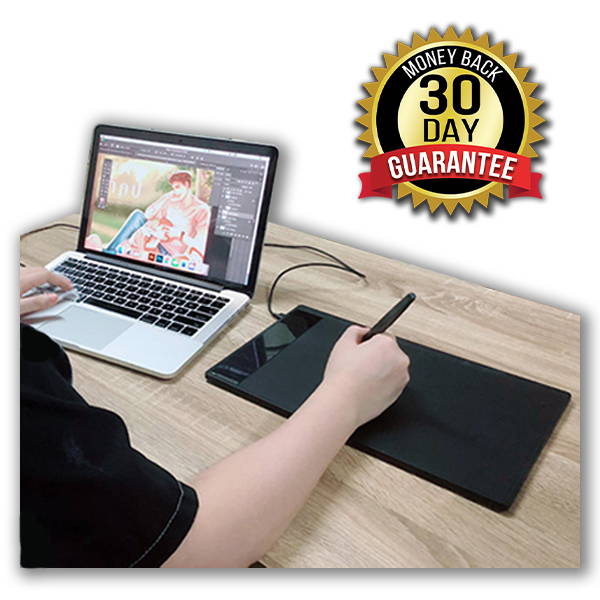 ProDraw Large 10x6 Digital Drawing Art Tablet Sketch Pad With Pen