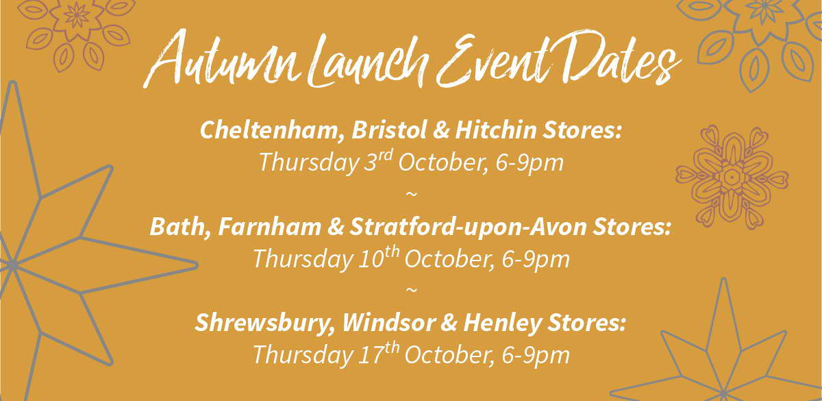 Autumn Launch Event Dates