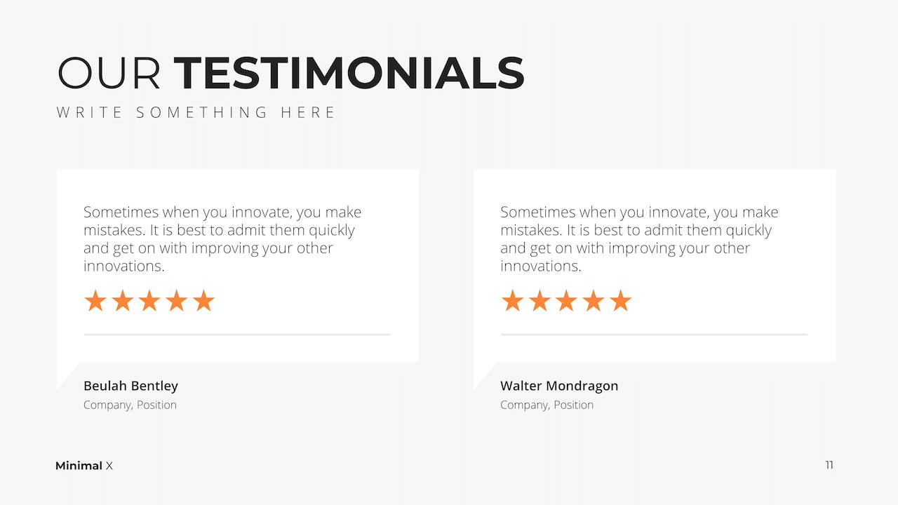 Modern X IT Solutions Presentation Template