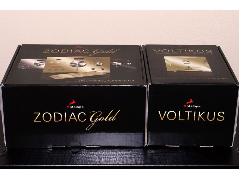 Antelope Audio Zodiac Gold DAC Bundle w/ Voltikus Regulated Power Supply