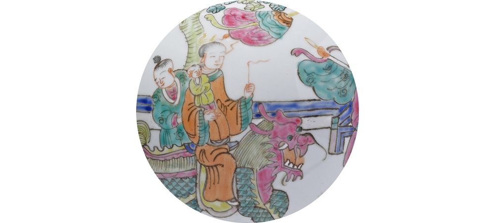 Shop Reproduction Chinese Wucai Glaze Porcelain 