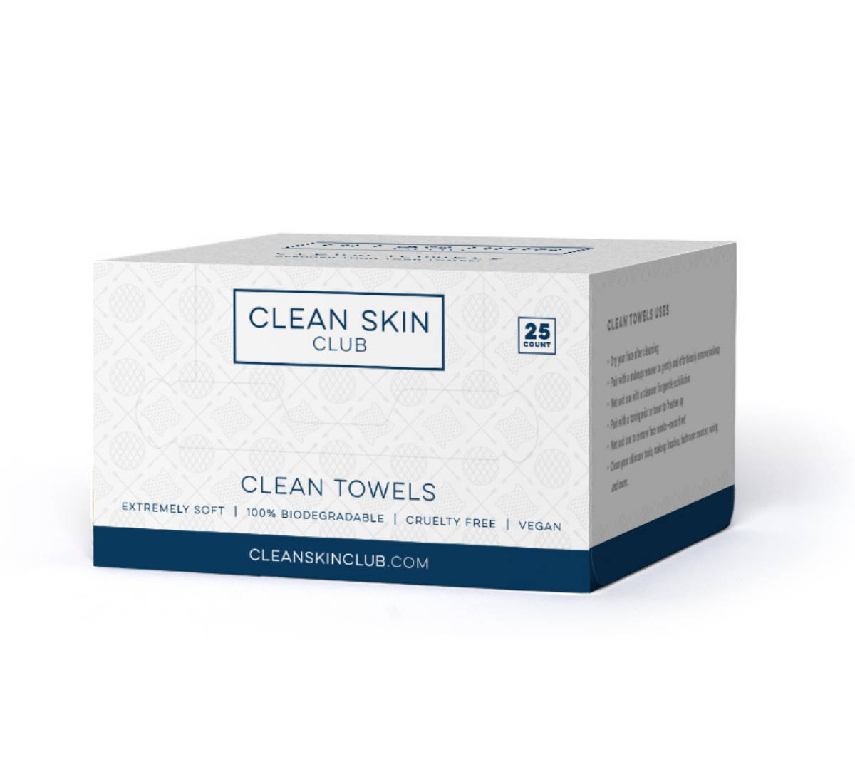 Clean Towels - 25 Count – Clean Skin Club