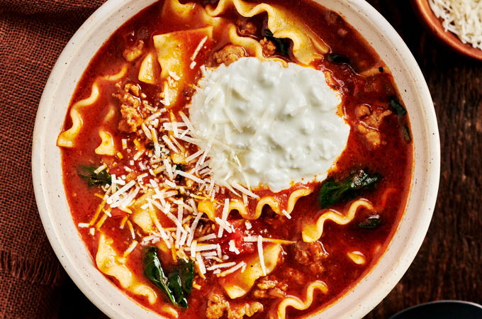 Lasagna Soup