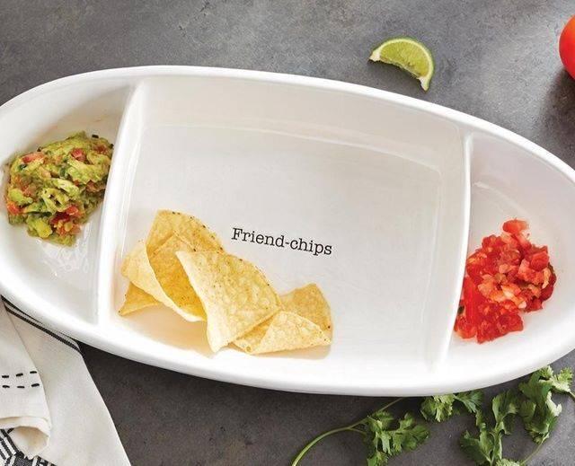 Mud Pie Friend-Chips serving dish hostess gift