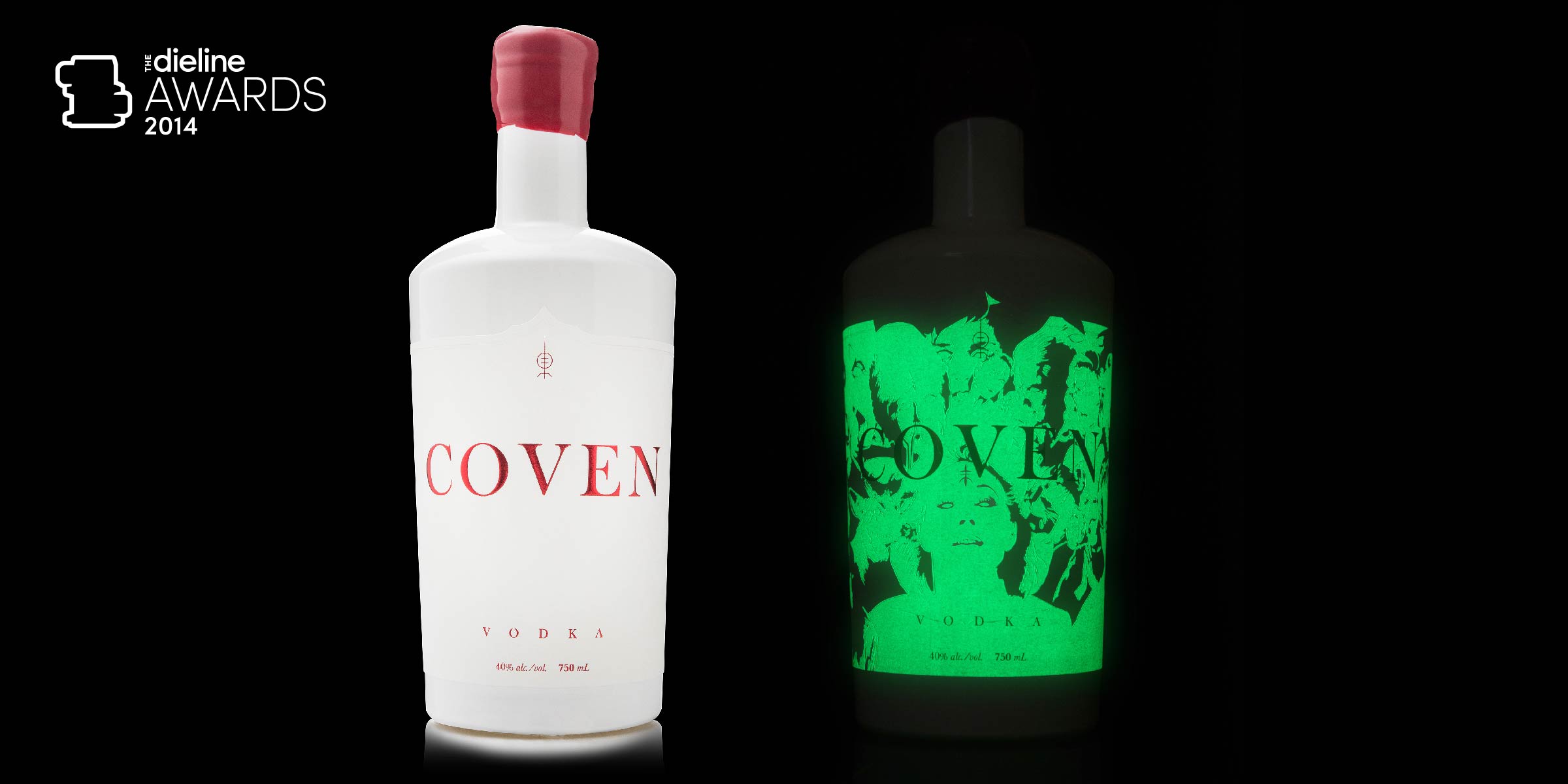 The Dieline Awards 2014: Spirits, 3rd Place – Coven Vodka