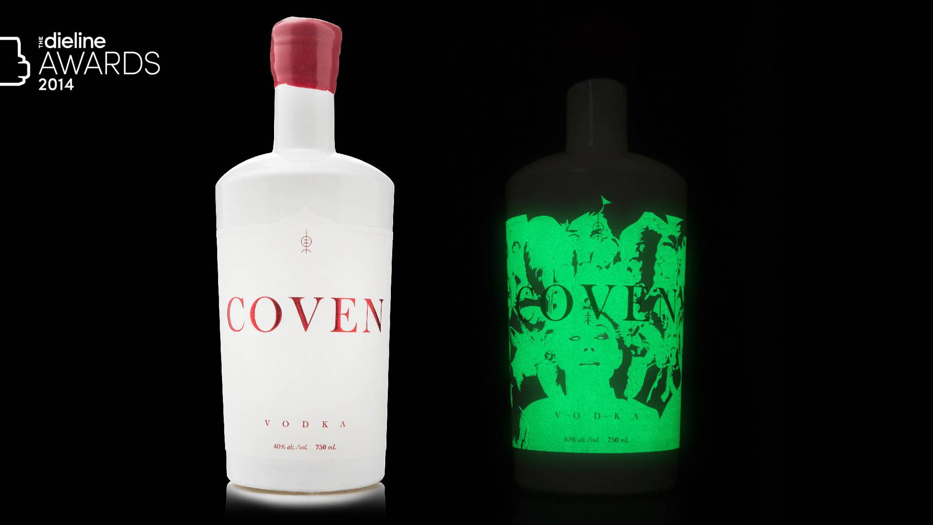 Featured image for The Dieline Awards 2014: Spirits, 3rd Place – Coven Vodka