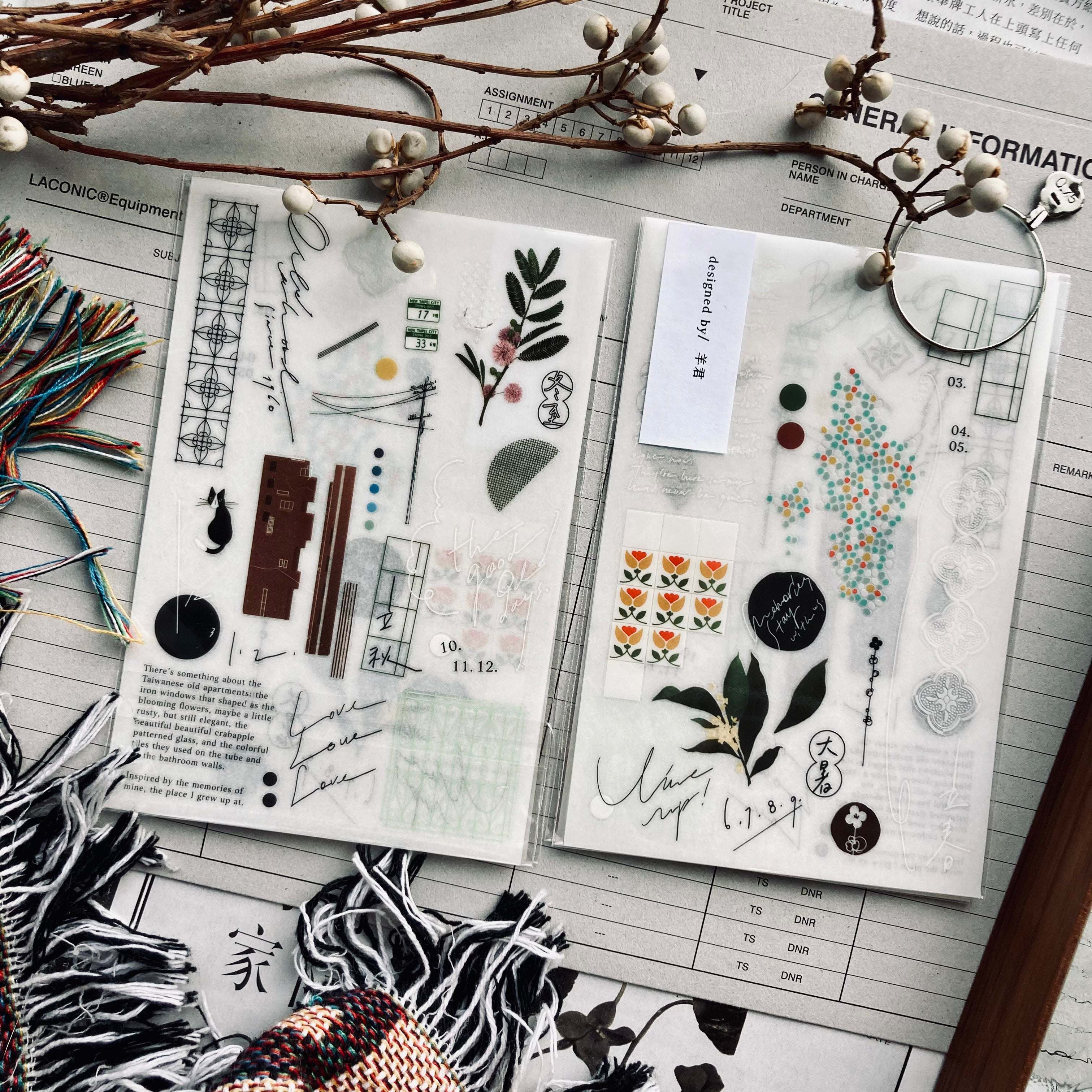 Somesortof.fern Print-on Stickers - Begonia – My Documented Life