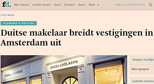  Amsterdam
- Makelaar internationaal financieel dagblad Amsterdam
