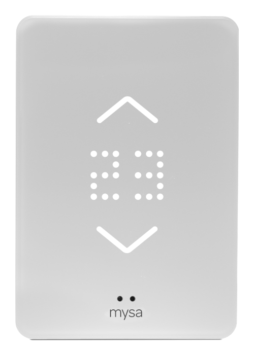 Mysa for Electric In Floor Heating displaying temperature.