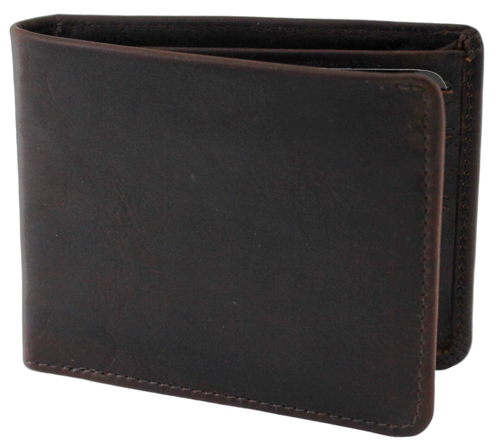 RFID Genuine Leather Wallet Oil Pull Up Leather Style 12063 - Image 5