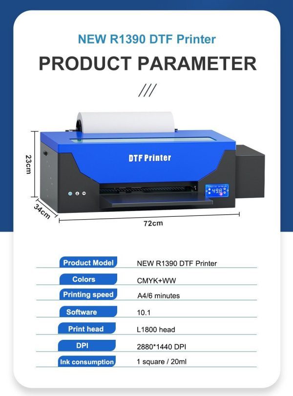 R1390 DTF Printer - Image 2