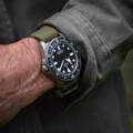 Tudor pelagos on khaki NATO single pass rubber strap - HOW TUDOR BECAME THE WATCH OF CHOICE FOR MODERN ADVENTURES