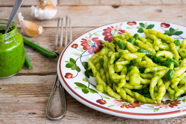 Le ricette d'Italia: Trofie al pesto genovese