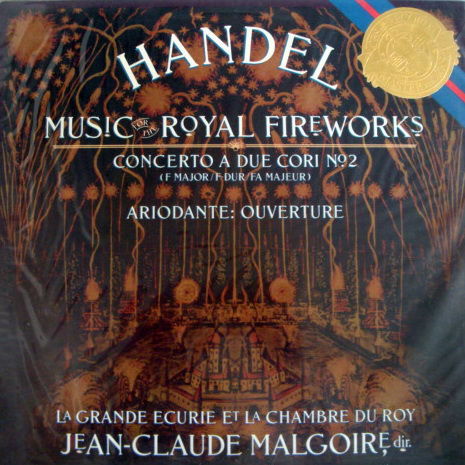 ★Sealed★ CBS / MALGOIRE, - Handel Royal Fireworks, Conc...