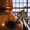 Nouvelle salle de distillation de la distillerie Ardbeg sur l'île d'Islay dans les Hébrides intérieures d'Ecosse