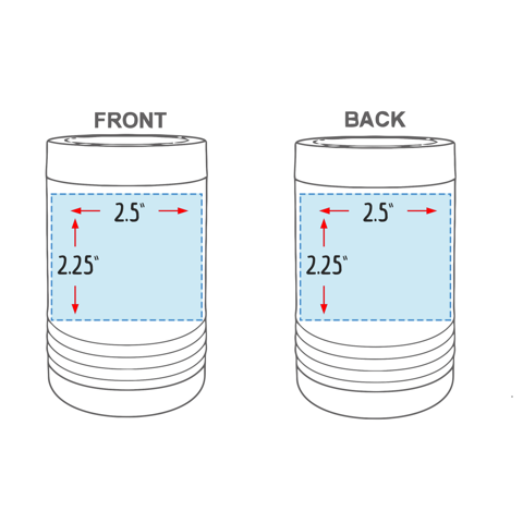 Custom Logo Can Holder Laser Engraved Business Logo Sizing