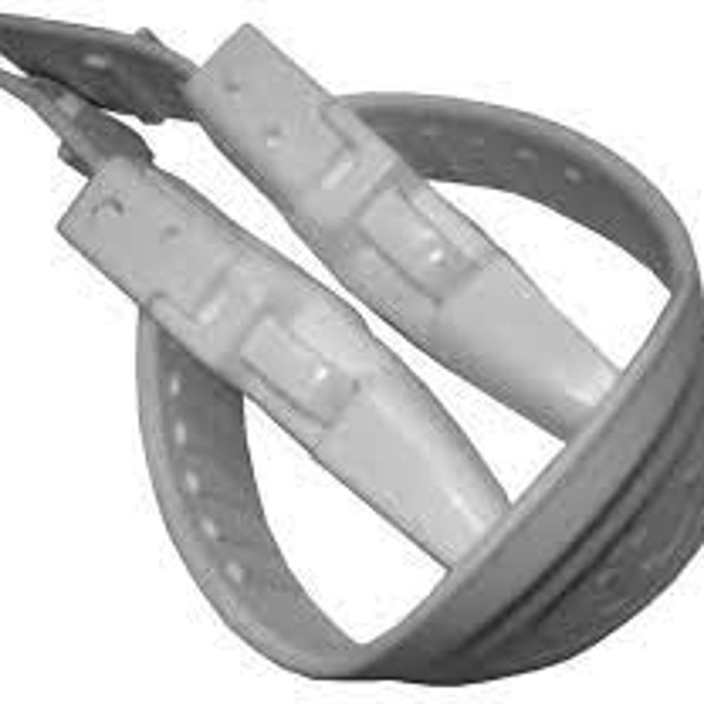 TC-309 Fin Strap Set White