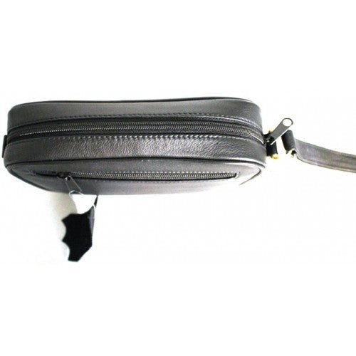 Black Full Grain Leather Men's Clutch Bag Style 51012 - Image 5