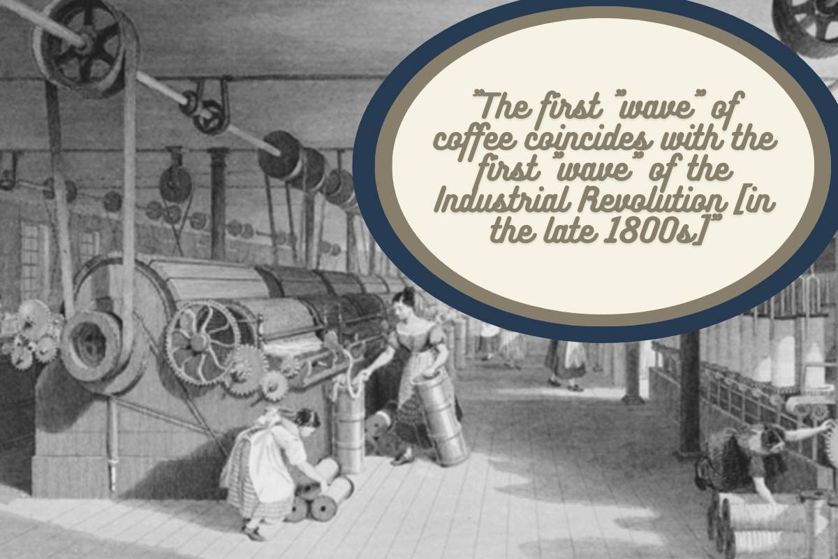 A public domain illustration of a factory/workers in the early 20th century