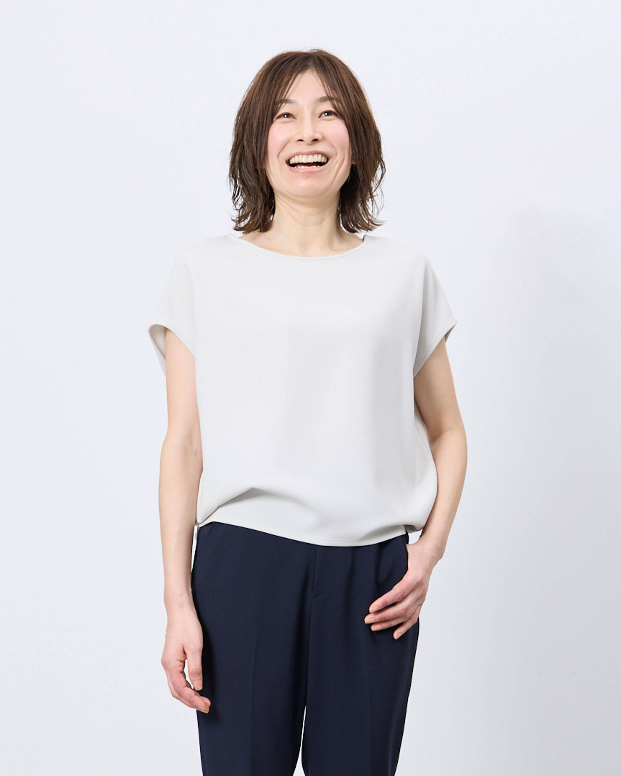 ★１回着用・美品★ソージュ ショートスリーブコクーンブラウス M ショートスリーブコクーンブラウス - SOÉJU online store｜上質