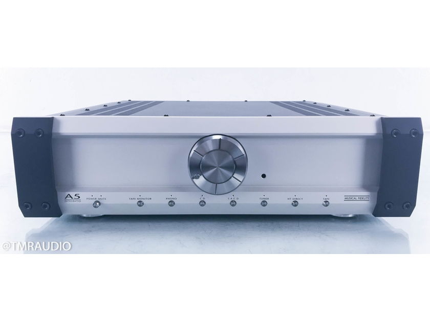 Musical Fidelity A5 Stereo Integrated Amplifier Silver; Phono (1/2) (13149)