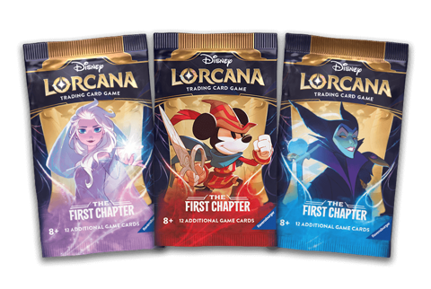 Disney's Lorcana: The First Chapter Booster Packs.