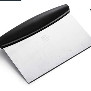 OXO Good Grips Stainless Steel Scraper & Chopper,Silver/Black