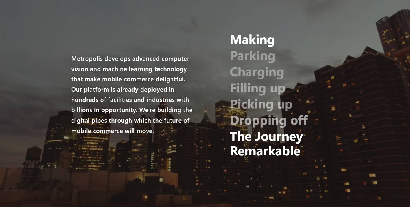 Metropolis Technologies product / service