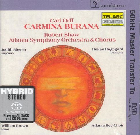 Robert Shaw - CARL ORFF "Carmina Burana" SEALED STEREO ...