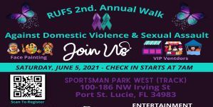 RUFS Foundation 2nd. Annual Walk Against Domestic Violence & Sexual Assault promotional image