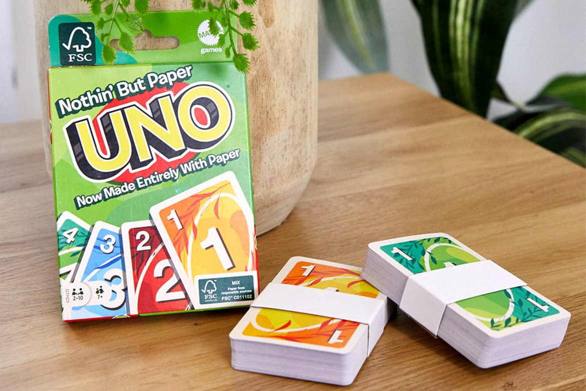 Uno Debuts 100% Recyclable ‘Nothin’ But Paper’ Edition