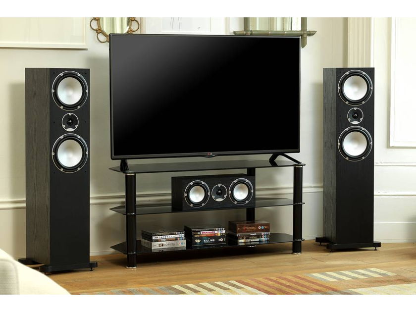 Tannoy Mercury 7 full surround system, 5 speakers Black Oak