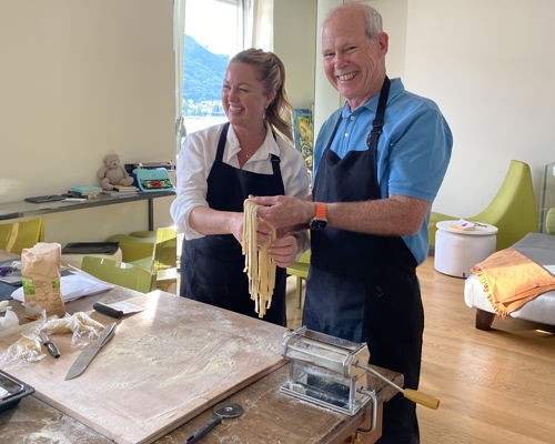 Cooking classes Lake Como: Cook with Me: Bruschetta, Handmade Pasta & Tiramisù