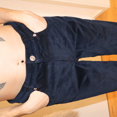 Cord Samt Hose