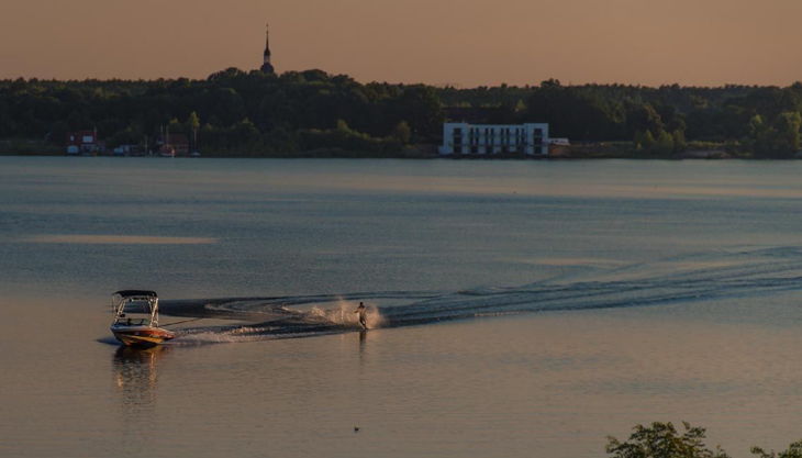wake beach see panorama