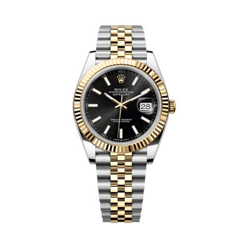 Rolex Datejust 41 Gold/Steel Jubilee Black Index Dial