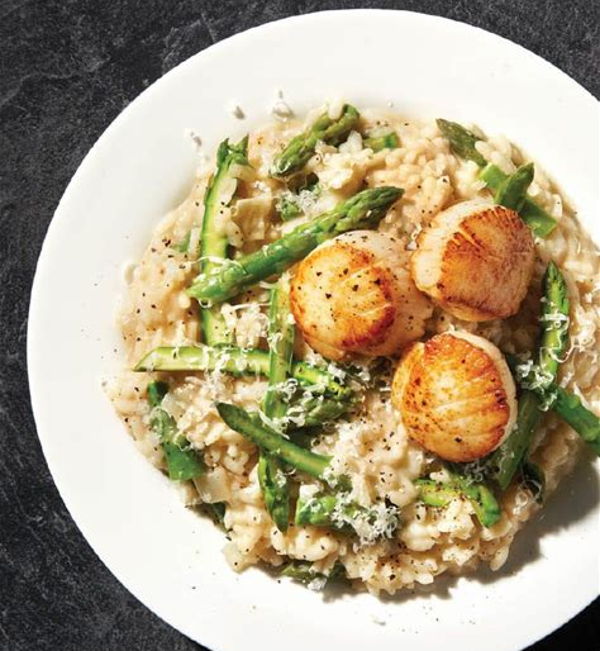 Photo of Bay Scallop Risotto with Citrus Drizzle  