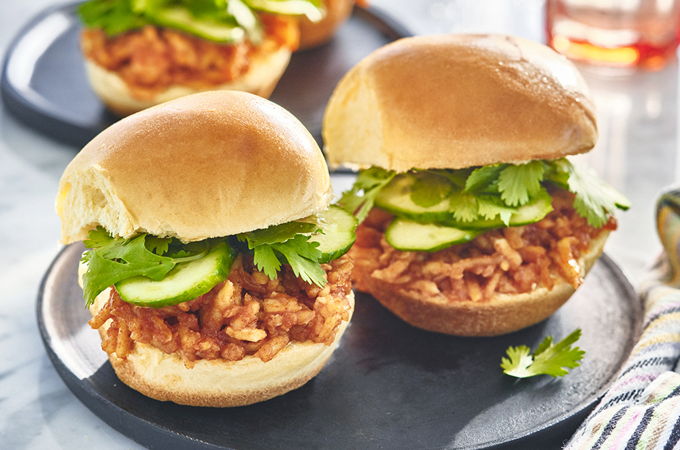 Pulled Tofu Sliders