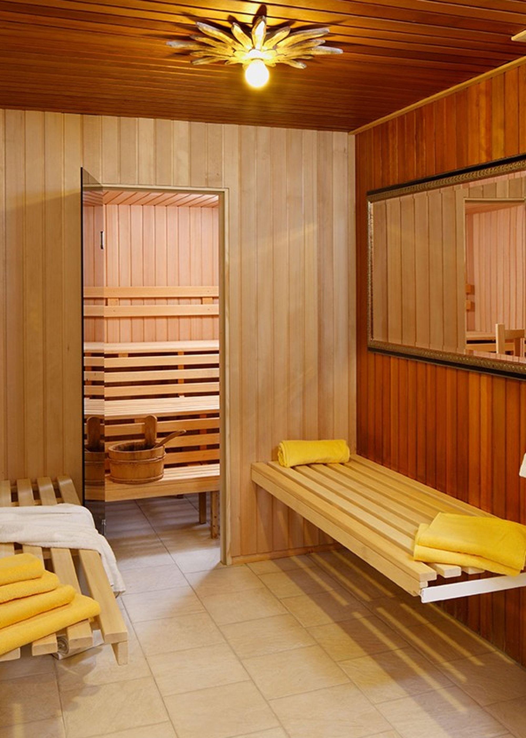 Erholen in der Sauna: in unseren Pfronten Ferienwohnungen im Allgäu