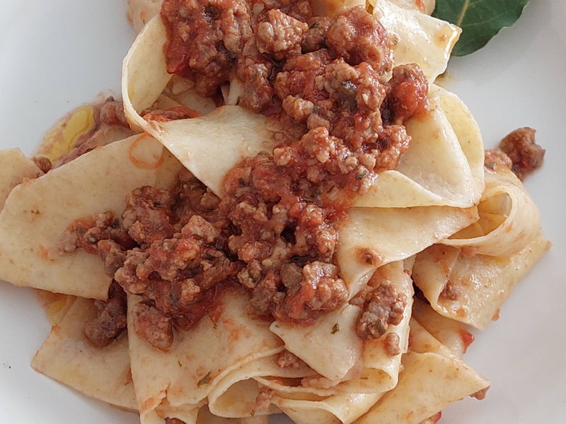 Cooking Classes Campiglia Marittima: Hands in the dough: pappardelle with wild boar ragù