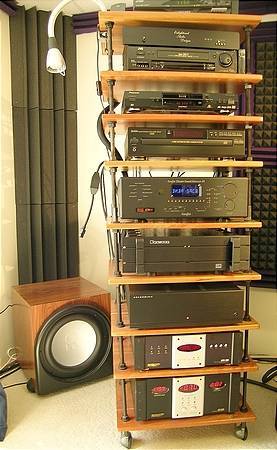 The Revel, the rack and the bass traps