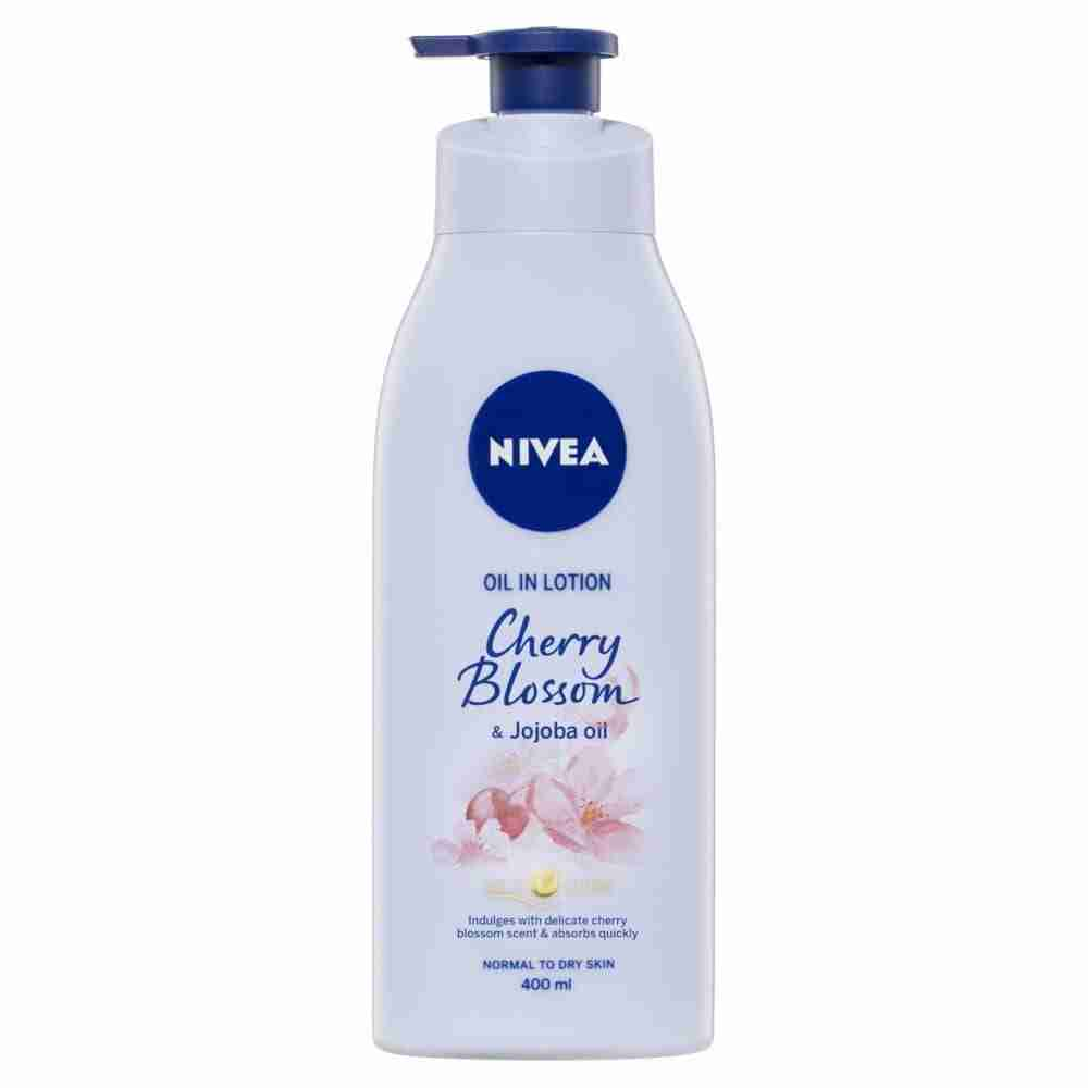 Nivea Oil Infused Lotion Cherry Blossom & Jojoba Oil 400Ml