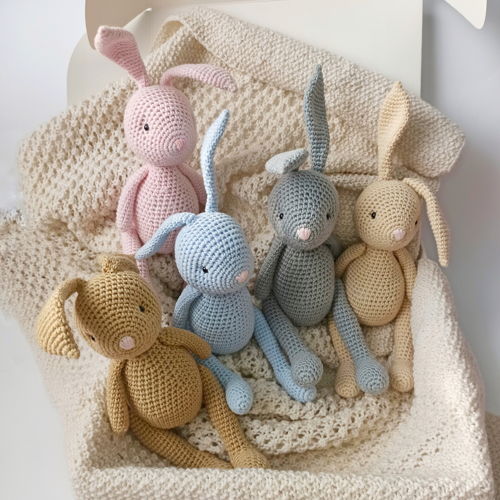 Facil Padrão de crochê BUNNY PDF Crochet Lovey Pattern Bunny