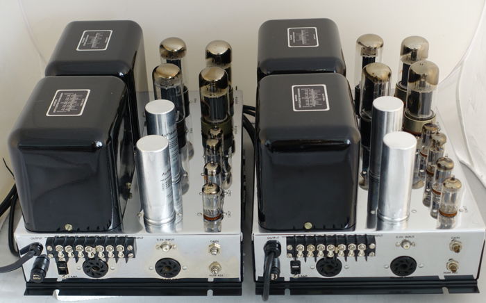 newly-restored pair of McINTOSH MC60 tube power amps/mo...
