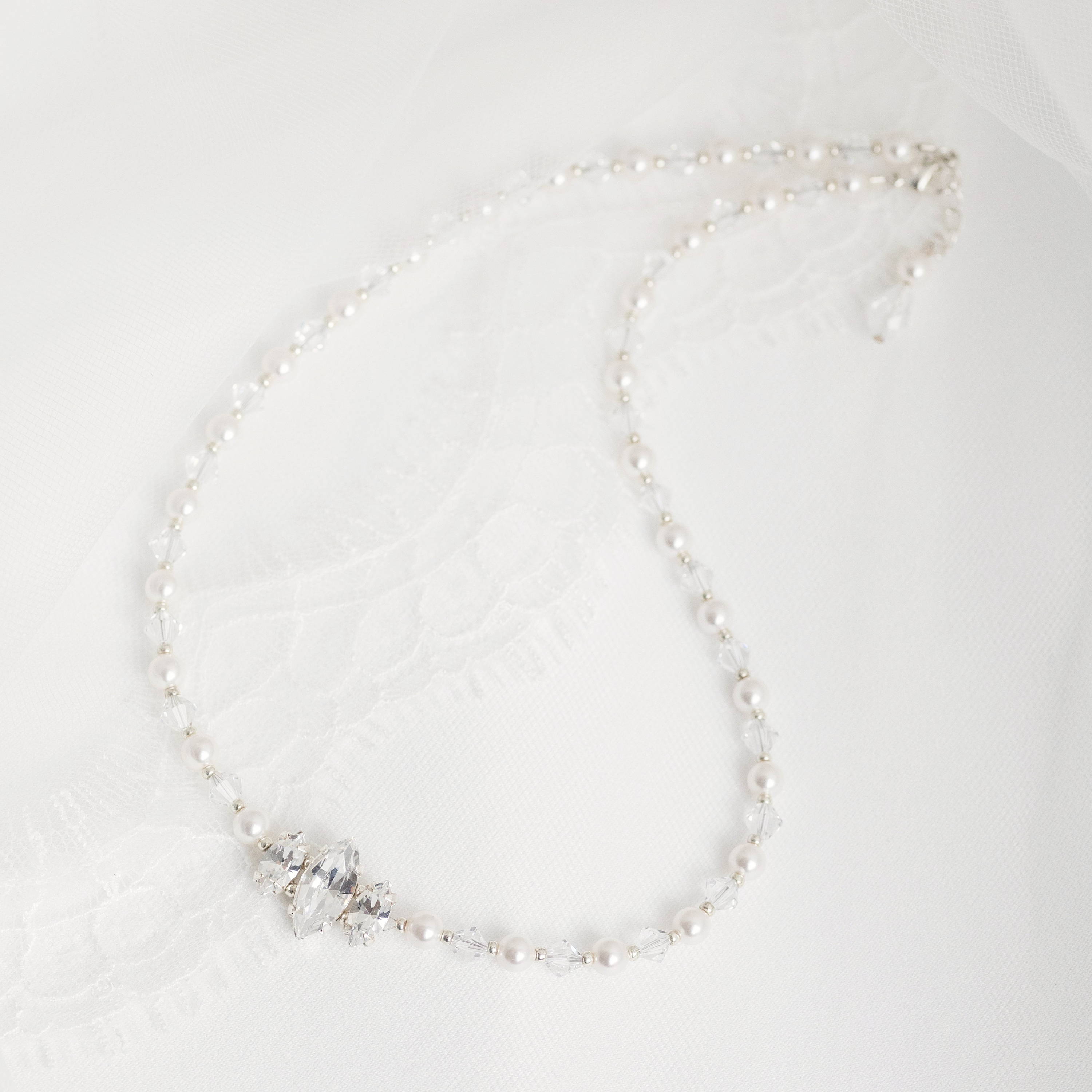 Flower girl jewellery Ella bracelet matching bride