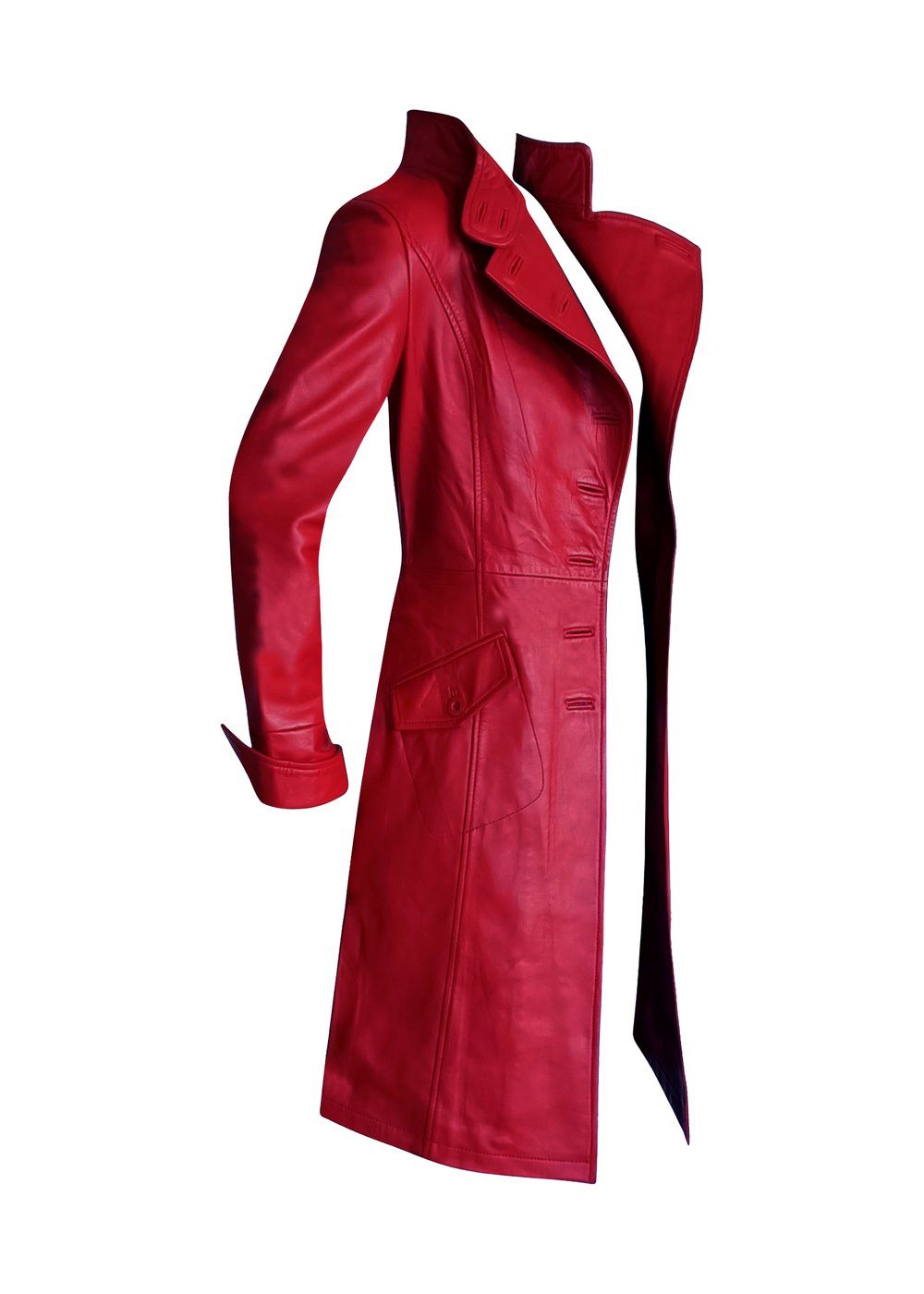 ZARIN - Burgundy LEATHER - Image 2